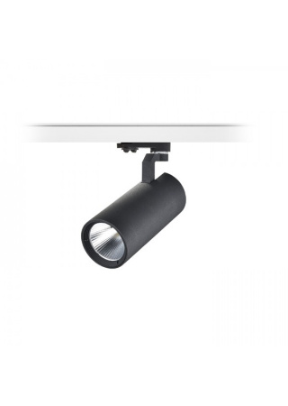 FANGIO pre trojokruh. lištu čierna  230V LED 25W 36°  3000K