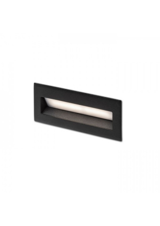 TESS RC zápustná čierna  230V LED 3W  3000K