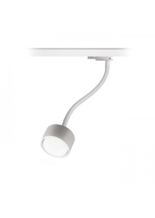 PIXIE na husom krku pre trojokruh. lištu biela  230V LED GX53 7W