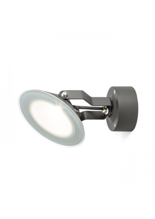 FOX vonkajší reflektor antracitová  230V LED 9W 120° IP65  3000K