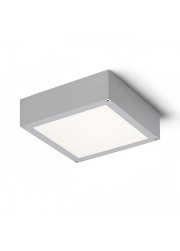 SCOTT stropný striebornosivá  230V LED 9.8W IP54  3000K
