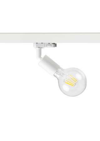 FAX E27 pre trojokruh. lištu biela  230V E27 25W