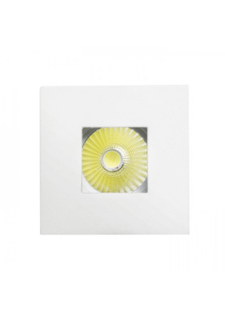 RONA náklopná so štvorcovým priezorom biela  230V/350mA LED 5W  3000K
