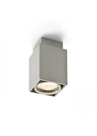 EX GU10 hranatá stropná striebornosivá  230V GU10 50W