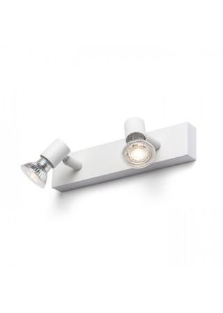 TRICA II nástenná biela  230V GU10 2x25W