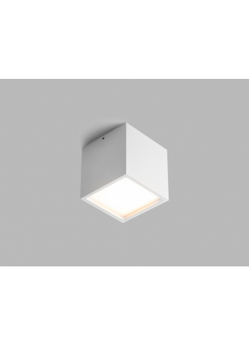 CUBE stropná, vonkajšia, biela, 12W