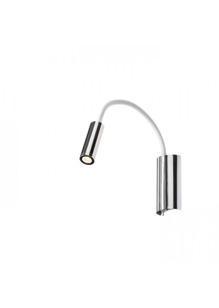 SHOW nástenná biela chróm 230V LED 3W  3000K