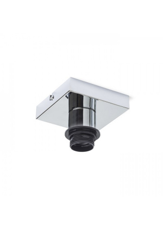 SOLO SQ stropná základňa  chróm 230V E27 53W