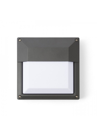 DELTA 215 nástenná antracitová  230V E27 18W IP54